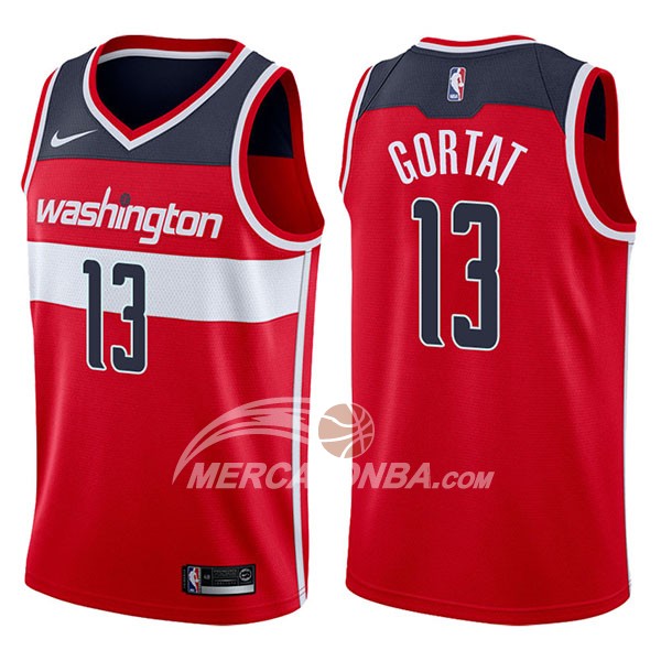Maglia NBA Washington Wizards Marcin Gortat Icon 2017-18 Rosso
